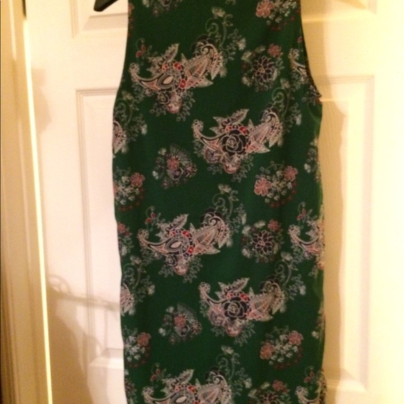 🆕 Dalia Green printed Shift Dress - Picture 5 of 5